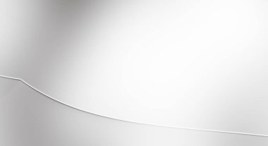 3 boyutlu illüstrasyon. Beyaz kıvrımlı yüzey. Lüks dokuma duvar kağıdı. Zarif bir zemin. Soyut fütüristik geçmiş. Minimalist geometrik kapak tasarımı. Çarpık beyaz çizgiler.