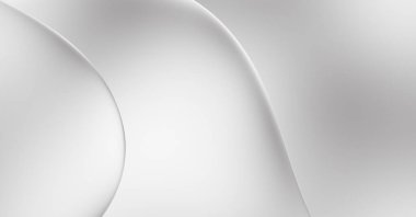 Dalgalanmalı soyut arkaplan. Pankart ya da kapak tasarımı için dekorasyon. Web sitesi, poster, marka kimliği, broşür, sunum şablonu için lüks ışık arka planı. Dalgalı şekilli kaliteli tasarım. 