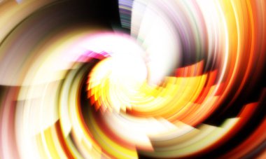 Dönen Işık gösterisi arka planı. Canlı renklerle donatılmış ruhani enerji girdabı. Renkli canlı hareket çizimi. Tanıtım geçmişi. Kutlama grafiği.