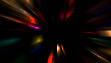 Parlayan yıldızın patlaması. Dinamik renkli arkaplan resmi. Parıldayan ışıklar duvar kağıdı. Tasarımınız için canlı şablon.