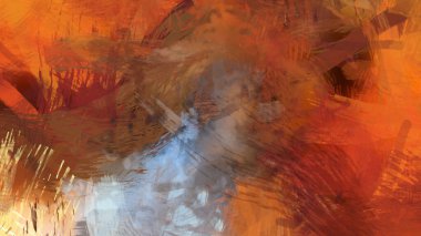 Soyut arkaplanda pürüzlü fırça darbeleri. Fırça boyası. Renkli boya darbeleri. Eşsiz duvar sanatı. Tuvaldeki modern sanat. Renkli çağdaş sanat eserleri.