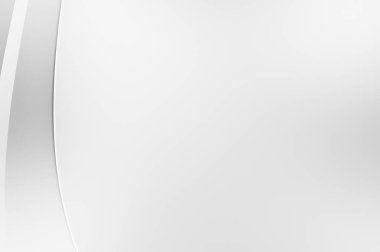 3 boyutlu illüstrasyon. Beyaz kıvrımlı yüzey. Lüks dokuma duvar kağıdı. Zarif bir zemin. Soyut fütüristik geçmiş. Minimalist geometrik kapak tasarımı. Çarpık beyaz çizgiler.