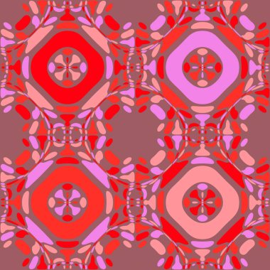 Soyut duvar kağıdı. Dekoratif hippi fayansları. Sanatsal arka plan. Yaratıcı karalama sanatı farklı şekil ve dokulara sahip kusursuz desen. Kolaj.