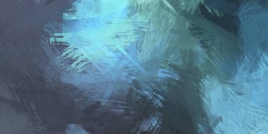 Soyut arkaplanda pürüzlü fırça darbeleri. Fırça boyası. Renkli boya darbeleri. Eşsiz duvar sanatı. Tuvaldeki modern sanat. Renkli çağdaş sanat eserleri.