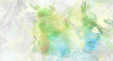 Soyut arkaplanda pürüzlü fırça darbeleri. Fırça boyası. Renkli boya darbeleri. Eşsiz duvar sanatı. Tuvaldeki modern sanat. Renkli çağdaş sanat eserleri.