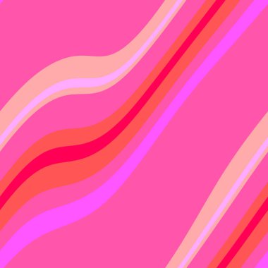 Renkli, dikişsiz şerit deseni. Soyut yüzey arkaplanı. Renkli duvar kağıtları. Retro parlak minimalist malzeme. Tekstil baskısı. Dekoratif motif.