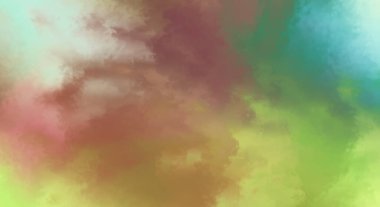 Modern fırça darbeleri. Poster, duvar sanatı, afiş, kart, kitap kapağı veya ambalaj için rahatlatıcı kompozisyonun yumuşak renkli çizimi. Pastel renklerle suluboya. 