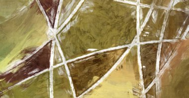 Tuval üzerinde etkileyici fırçalanmış resim. Soyut doku. 2D çizim. Geniş fırça darbeleri. Modern dijital sanat. Çağdaş fırça. Modern ifade. Popüler biçim boyanmış resim.