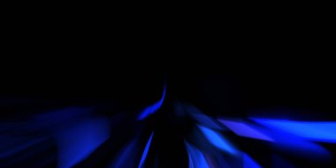 Güzel canlı renklerle enerji patlaması. Siyah arkaplanda izole edilmiş dinamik ışık ışınları. Parlayan renkli ışık parçacıklarının grafiksel 2D çizimi. Parlak tasarım şablonu.