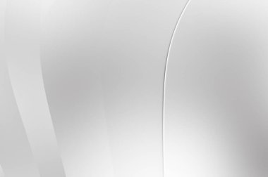 3 boyutlu illüstrasyon. Beyaz kıvrımlı yüzey. Lüks dokuma duvar kağıdı. Zarif bir zemin. Soyut fütüristik geçmiş. Minimalist geometrik kapak tasarımı. Çarpık beyaz çizgiler.