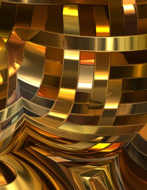 Metalik panel dokusunun 3 boyutlu çizimi. Renkli, parlak, soyut duvar kağıdı. Geometrik teknolojik parlak yansıtıcı arka plan. Yaratıcı parlak kavramsal arkaplan.