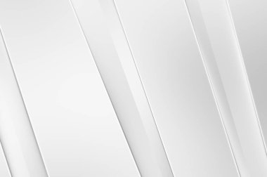 Soyut ışık fütüristik duvar kağıdı. Zarif, parlak çizgili arka plan. Geometrik katmanlı üç boyutlu beyaz arkaplan. Poster, broşür, sunum ve web sitesi için geometrik şablon tasarımı.