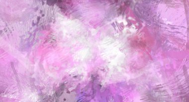 Soyut arkaplanda pürüzlü fırça darbeleri. Fırça boyası. Renkli boya darbeleri. Eşsiz duvar sanatı. Tuvaldeki modern sanat. Renkli çağdaş sanat eserleri.