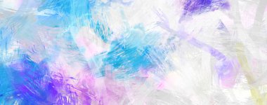 Soyut arkaplanda pürüzlü fırça darbeleri. Fırça boyası. Renkli boya darbeleri. Eşsiz duvar sanatı. Tuvaldeki modern sanat. Renkli çağdaş sanat eserleri.