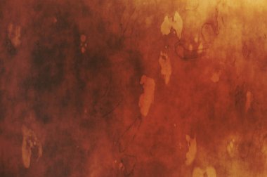 Gergin bir geçmişi ve sıkıntılı bir yapısı var. Renkli tozlu şablon. Tasarımınız için doku ve elementler. Çizik ve lekeli duvar kağıdı. Gotik duvar.