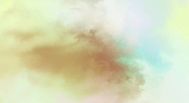 Modern fırça darbeleri. Poster, duvar sanatı, afiş, kart, kitap kapağı veya ambalaj için rahatlatıcı kompozisyonun yumuşak renkli çizimi. Pastel renklerle suluboya. 