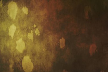 Gergin bir geçmişi ve sıkıntılı bir yapısı var. Renkli tozlu şablon. Tasarımınız için doku ve elementler. Çizik ve lekeli duvar kağıdı. Gotik duvar.