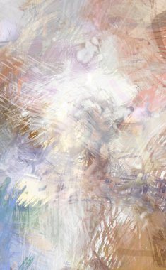 Soyut arkaplanda pürüzlü fırça darbeleri. Fırça boyası. Renkli boya darbeleri. Eşsiz duvar sanatı. Tuvaldeki modern sanat. Renkli çağdaş sanat eserleri.