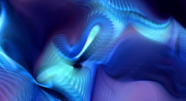 Hareketli girdapların soyut çizimi. Titreşimli renkli kıvrımların dönen akışı. Kıvrımlı ve kıvrımlı arka plan ve çizgiler. Garip duvar kâğıdı tasarımı. Dalgalanma arkaplanı.