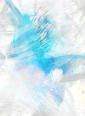 Soyut arkaplanda pürüzlü fırça darbeleri. Fırça boyası. Renkli boya darbeleri. Eşsiz duvar sanatı. Tuvaldeki modern sanat. Renkli çağdaş sanat eserleri.