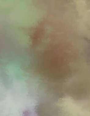 Modern fırça darbeleri. Poster, duvar sanatı, afiş, kart, kitap kapağı veya ambalaj için rahatlatıcı kompozisyonun yumuşak renkli çizimi. Pastel renklerle suluboya. 