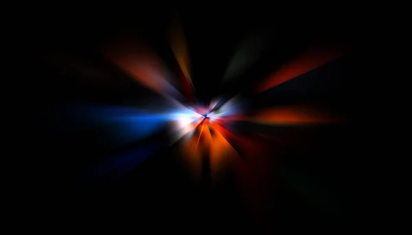 Explosion Une Étoile Brillante Image Fond Colorée Dynamique Fond Écran — Photo