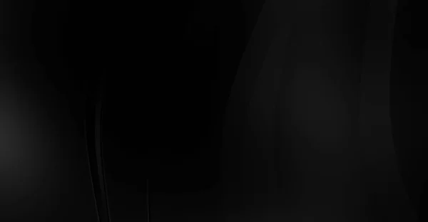 Fekete Görbe Mintás Felület Illusztráció Absztrakt Futurisztikus Háttér Minimalista Geometriai — Stock Fotó