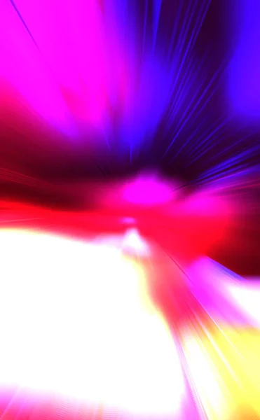 Coloridos Destellos Vibrantes Energía Lumínica Fondo Movimiento Gráfico Deformado Explosión — Foto de Stock