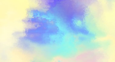 Modern fırça darbeleri. Poster, duvar sanatı, afiş, kart, kitap kapağı veya ambalaj için rahatlatıcı kompozisyonun yumuşak renkli çizimi. Pastel renklerle suluboya. 