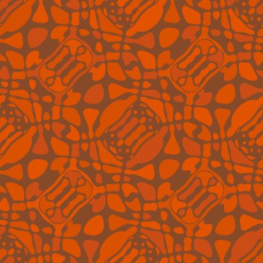 Yaratıcı karalama sanatı farklı şekil ve dokulara sahip kusursuz desen. Kolaj. Sanatsal arka plan. Soyut duvar kağıdı. Dekoratif hippi fayansları.