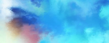 Modern fırça darbeleri. Poster, duvar sanatı, afiş, kart, kitap kapağı veya ambalaj için rahatlatıcı kompozisyonun yumuşak renkli çizimi. Pastel renklerle suluboya. 