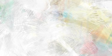 Soyut arkaplanda pürüzlü fırça darbeleri. Fırça boyası. Renkli boya darbeleri. Eşsiz duvar sanatı. Tuvaldeki modern sanat. Renkli çağdaş sanat eserleri.