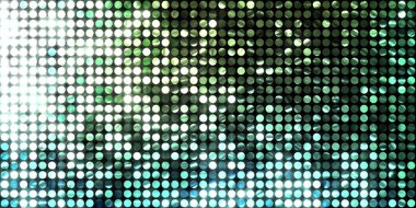 Parlayan ışıklar siyah arka planda parti izleri. Sahne veya stadyum ışıklarının dijital illüstrasyonu. Parlak desenli duvar kağıdı. Sahne ışıkları ile renkli ışıkların ihtişamlı arkaplanı.