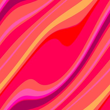 Renkli, dikişsiz şerit deseni. Soyut yüzey arkaplanı. Renkli duvar kağıtları. Retro parlak minimalist malzeme. Tekstil baskısı. Dekoratif motif.