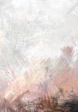 Soyut arkaplanda pürüzlü fırça darbeleri. Fırça boyası. Renkli boya darbeleri. Eşsiz duvar sanatı. Tuvaldeki modern sanat. Renkli çağdaş sanat eserleri.