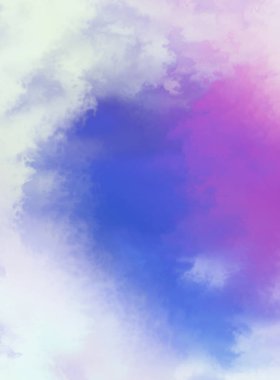 Modern fırça darbeleri. Poster, duvar sanatı, afiş, kart, kitap kapağı veya ambalaj için rahatlatıcı kompozisyonun yumuşak renkli çizimi. Pastel renklerle suluboya. 