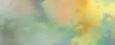 Modern fırça darbeleri. Poster, duvar sanatı, afiş, kart, kitap kapağı veya ambalaj için rahatlatıcı kompozisyonun yumuşak renkli çizimi. Pastel renklerle suluboya. 