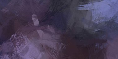 Soyut arkaplanda pürüzlü fırça darbeleri. Fırça boyası. Renkli boya darbeleri. Eşsiz duvar sanatı. Tuvaldeki modern sanat. Renkli çağdaş sanat eserleri.