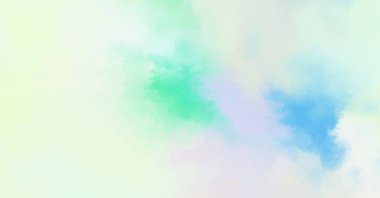 Modern fırça darbeleri. Poster, duvar sanatı, afiş, kart, kitap kapağı veya ambalaj için rahatlatıcı kompozisyonun yumuşak renkli çizimi. Pastel renklerle suluboya. 