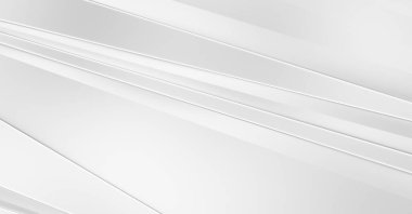 Soyut ışık fütüristik duvar kağıdı. Zarif, parlak çizgili arka plan. Geometrik katmanlı üç boyutlu beyaz arkaplan. Poster, broşür, sunum ve web sitesi için geometrik şablon tasarımı.
