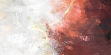 Soyut arkaplanda pürüzlü fırça darbeleri. Fırça boyası. Renkli boya darbeleri. Eşsiz duvar sanatı. Tuvaldeki modern sanat. Renkli çağdaş sanat eserleri.