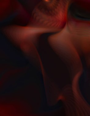 Hareketli girdapların soyut çizimi. Titreşimli renkli kıvrımların dönen akışı. Kıvrımlı ve kıvrımlı arka plan ve çizgiler. Garip duvar kâğıdı tasarımı. Dalgalanma arkaplanı.