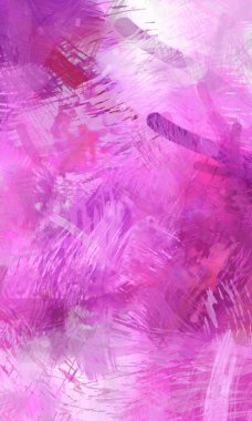 Soyut arkaplanda pürüzlü fırça darbeleri. Fırça boyası. Renkli boya darbeleri. Eşsiz duvar sanatı. Tuvaldeki modern sanat. Renkli çağdaş sanat eserleri.