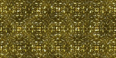Renkli kumaş arka planında moda tarzında gümüş örgü süsü olan lüks, kusursuz bir şablon. Duvar kağıtları ve tekstil baskısı için tasarım. Lüks, ışıl ışıl metalimsi fantezi dokusu.