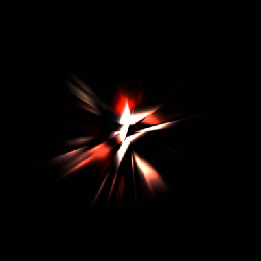 Işık huzmeleri ve parlayan parçacıkların kesiştiği güzel bir zemin. Canlı renkli ışıkların duvar kâğıdı. Parlak ışık görüntüsü.