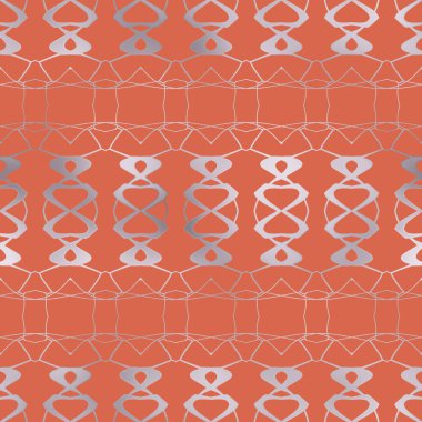 Dekoratif geometrik motif. Lüks minimalist süs malzemesi. İnce örgülü kusursuz desen. Web, kartvizit, davetiye, poster, tekstil baskısı için zarif duvar kağıdı.