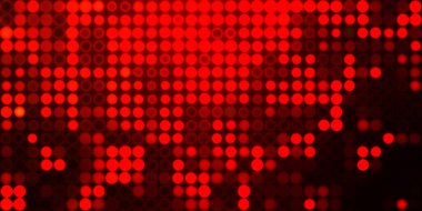 Parlak desenli duvar kağıdı. Sahne ışıkları olan renkli ışıkların ihtişamlı arkaplanı. Parlayan ışıklar siyah arka planda parti izleri. Sahne veya stadyum ışıklarının dijital illüstrasyonu. 