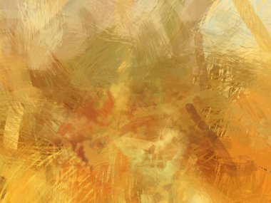 Soyut arkaplanda pürüzlü fırça darbeleri. Fırça boyası. Renkli boya darbeleri. Eşsiz duvar sanatı. Tuvaldeki modern sanat. Renkli çağdaş sanat eserleri.