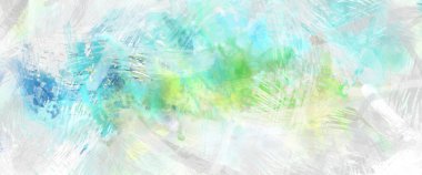 Soyut arkaplanda pürüzlü fırça darbeleri. Fırça boyası. Renkli boya darbeleri. Eşsiz duvar sanatı. Tuvaldeki modern sanat. Renkli çağdaş sanat eserleri.