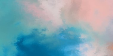 Modern fırça darbeleri. Poster, duvar sanatı, afiş, kart, kitap kapağı veya ambalaj için rahatlatıcı kompozisyonun yumuşak renkli çizimi. Pastel renklerle suluboya. 